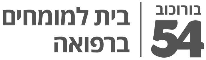 אפור לוגו בורוכוב 54 אנכי